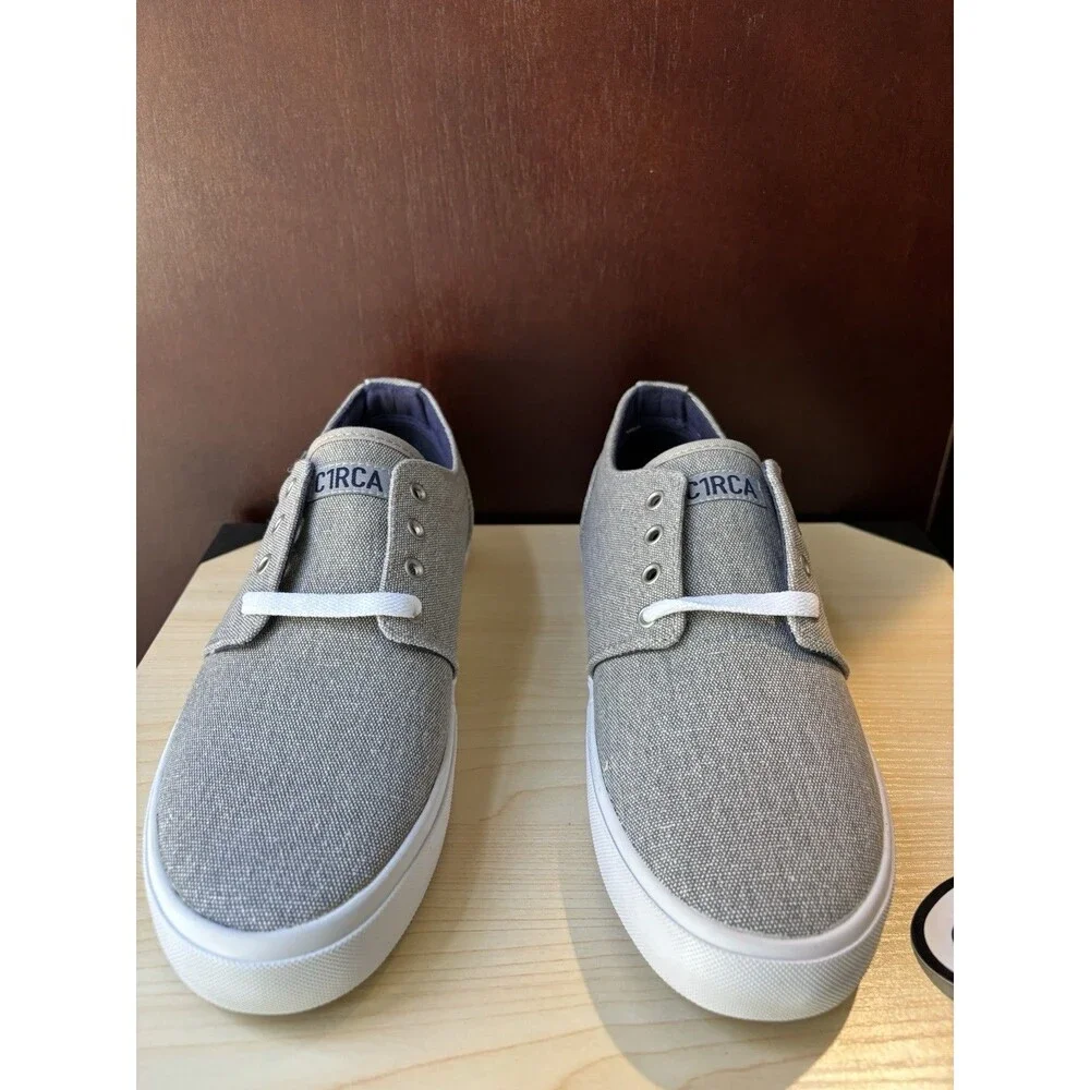 New NIB C1rca Drifter Gray Washed / White Skateboard Shoes Mens Sz 9 Women 10.5